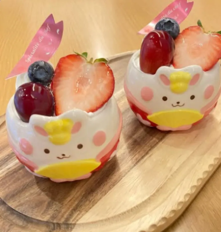 プリンアラモード